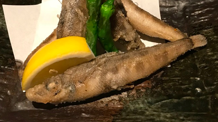 本日のおすすめ「メヒカリの唐揚げ」