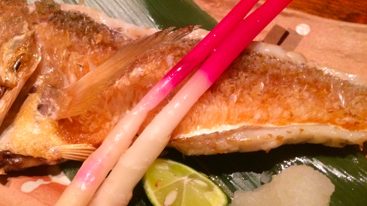 本日のおすすめ「甘鯛の塩焼き」