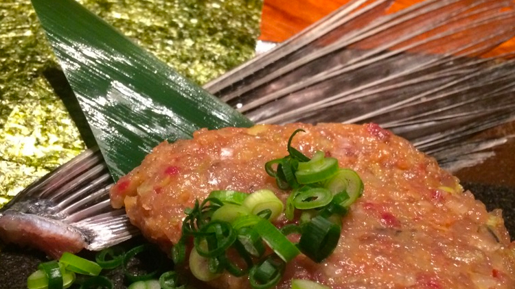 本日のおすすめ「春飛魚のなめろう」