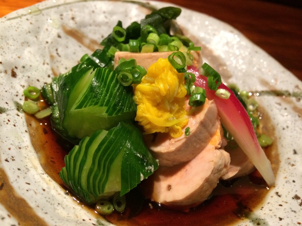 本日のおすすめ「夏のあん肝ポン酢」